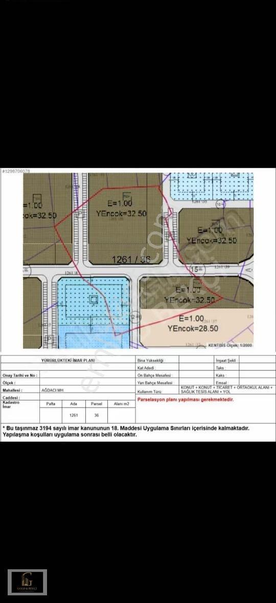 Ağdacı Kampüsü Yanında 18 Uygulamasında Parsel - Görsel 3