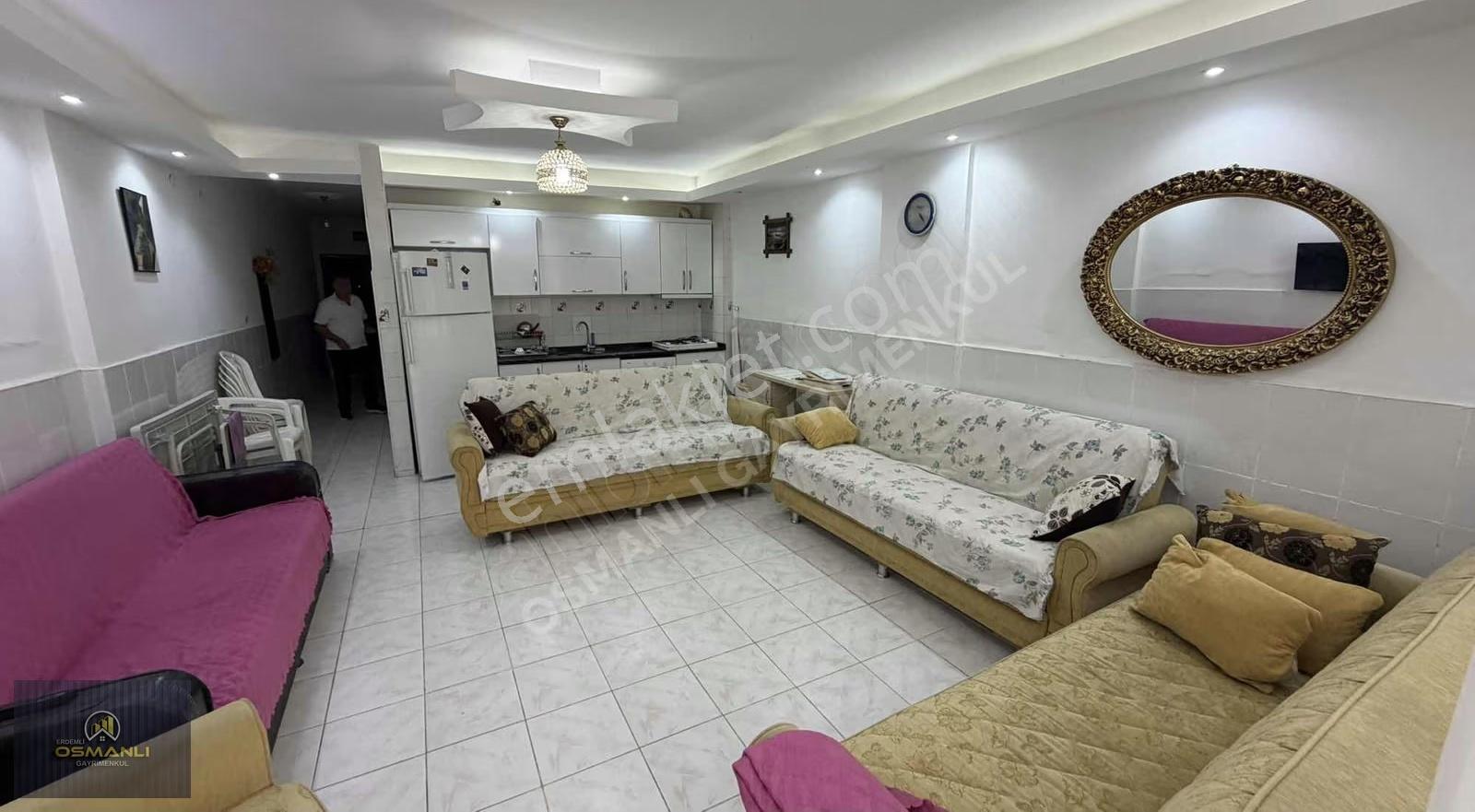 Erdemli Limonlu Denize Sıfır 1+1 Eşyalı Satılık Yazlık