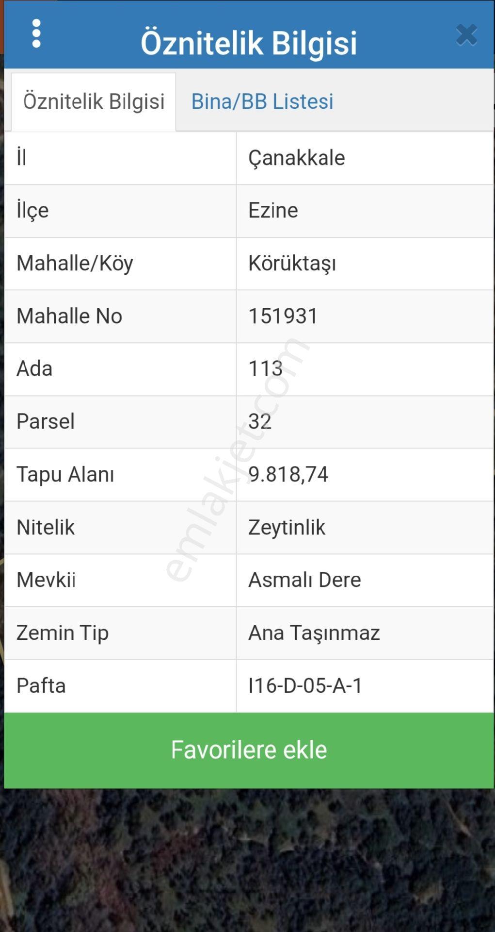 Çanakkale Ezine Satılık Zeytinlik Acil - Görsel 2