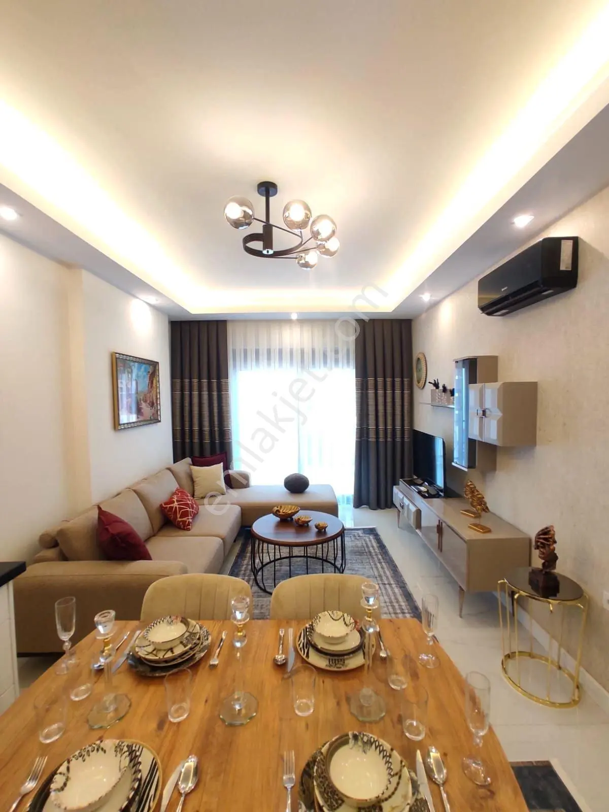 Alanya Mahmutlar Denize Yakın, Fullüks Eşyalı 1+1 Muhteşem Daire - Görsel 4