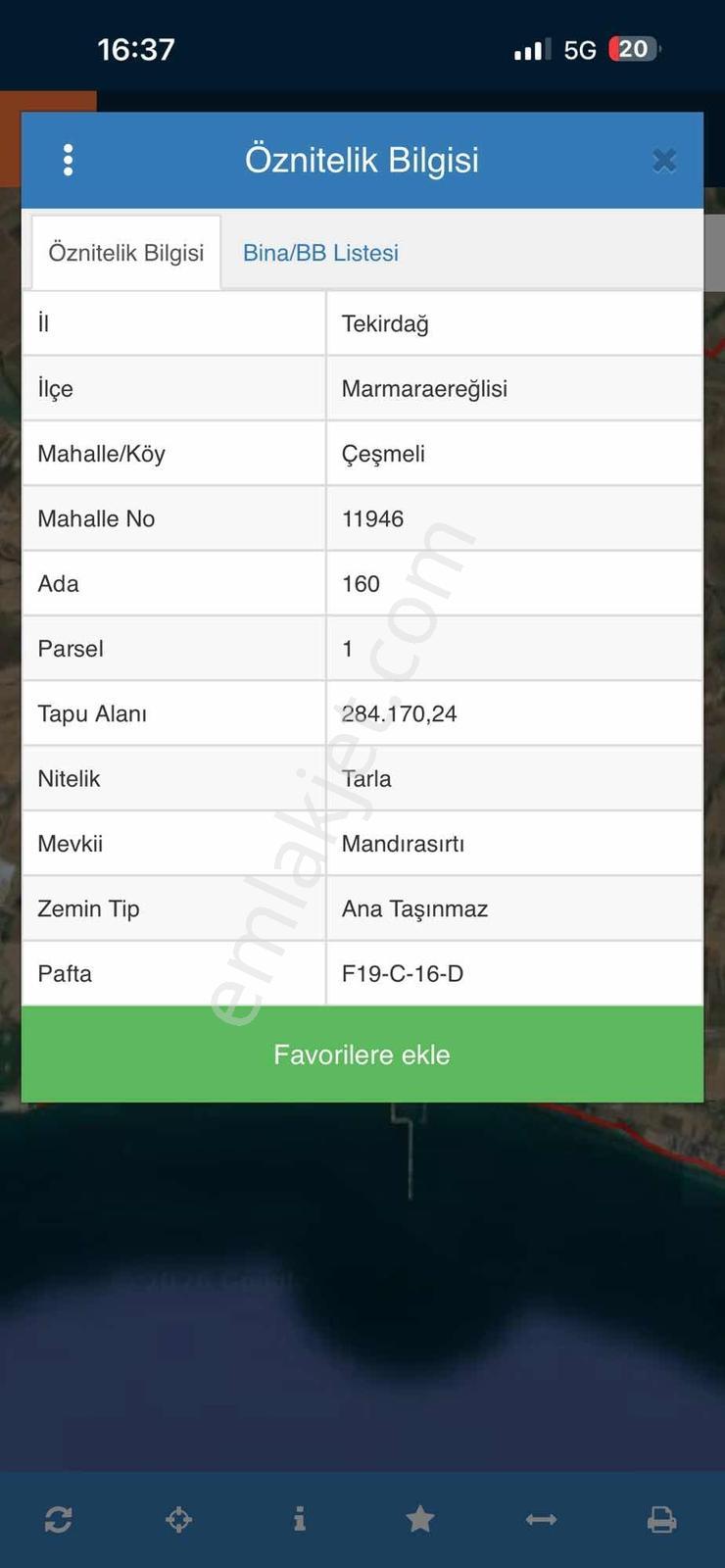 Tekirdağ İli Marmaraeğris İlçesinde Yatırıma Uygun Kelepir Tarla - Görsel 2