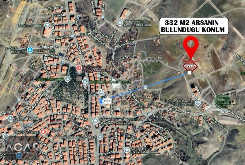 Keçiören, Bağlum, Merkez'de Kaçırılmayacak 16 Kat İmarlı Fırsatı