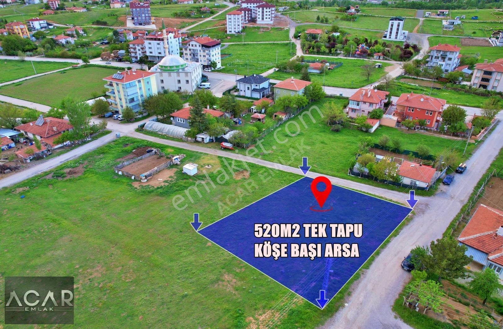 **acaremlak*520m2 Tek Tapu Köşe Başı Uygun Fiyatlı Konut Arsası - Görsel 29
