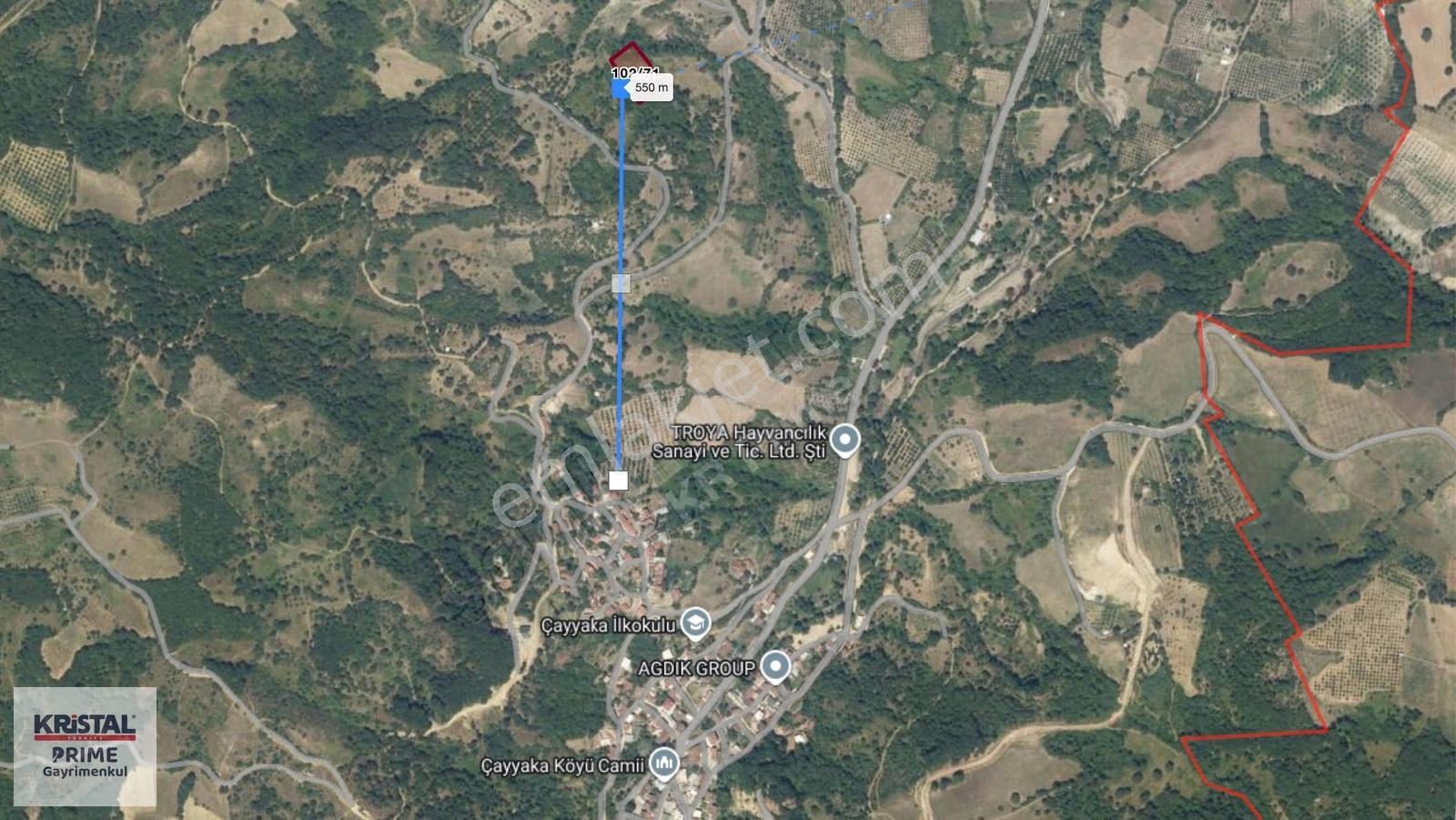 Kr Prime'dan İnegöl Çayyaka Da Satılık 3.000 M² Fırsat Tarla - Görsel 2