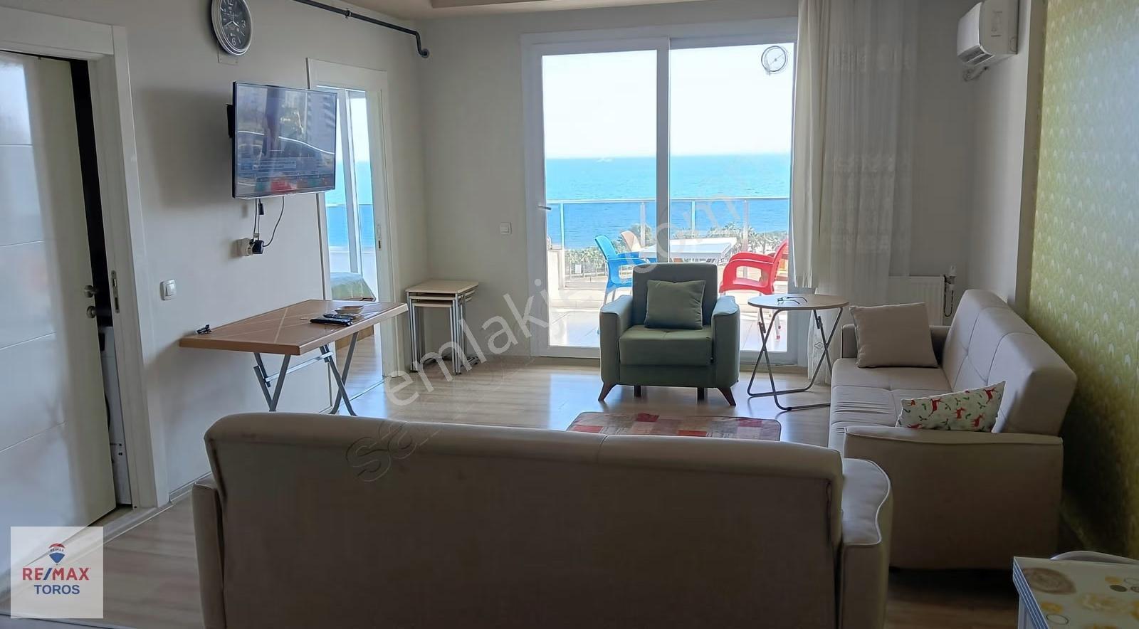 Remax Toros'tan Tece'de Deniz Manzaralı Eşyalı Kiralık 1+1 - Görsel 7