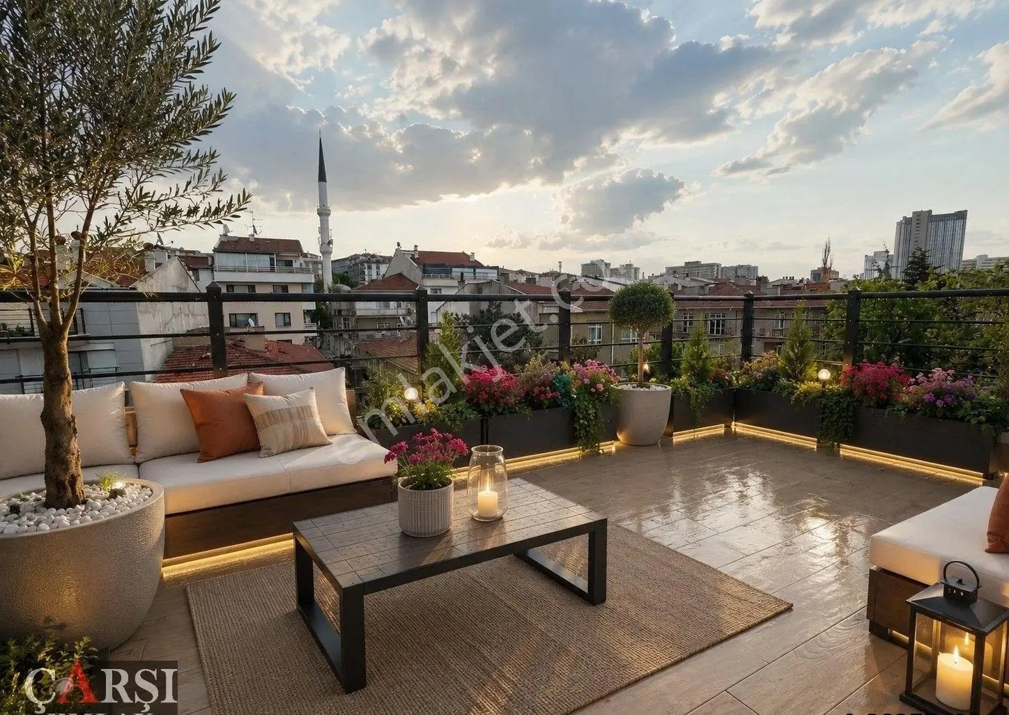 Çarşı' Dan Emek' Te Prestijli, Yüksek Tavanlı 4+1 Dubleks Daire