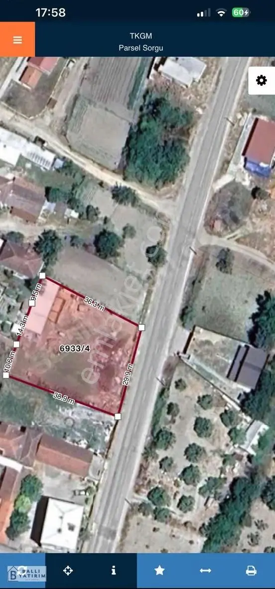 Ballı Yatırım'dan Büyükbalıklı'da Kiralık 1180 M2 Arsa - Görsel 5