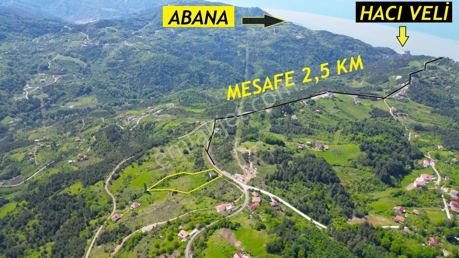 █abana'da Deniz Ve Doğa Manzaralı, Kupon Arazi Ve Müstakil Ev█ - Görsel 2