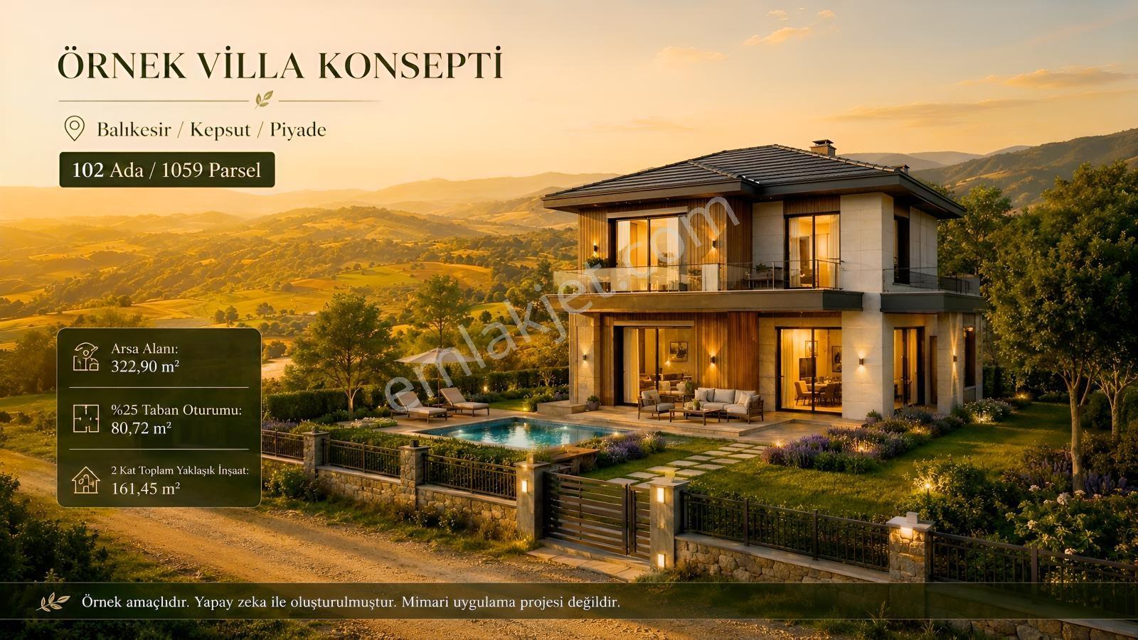 Balıkesir Kepsut Müstakil Yaşam Ve Yatırım İçin Satılık Arsa - Görsel 4
