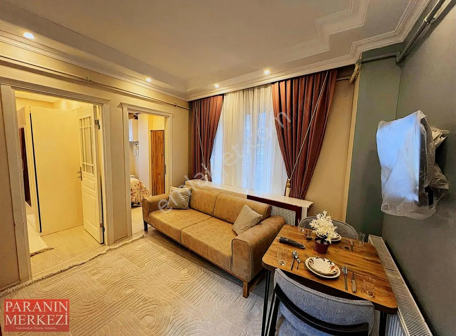 Para'dan Yeni Binada Çift Banyo Full Lüks Sıfır Eşyalı 2+1 Daire