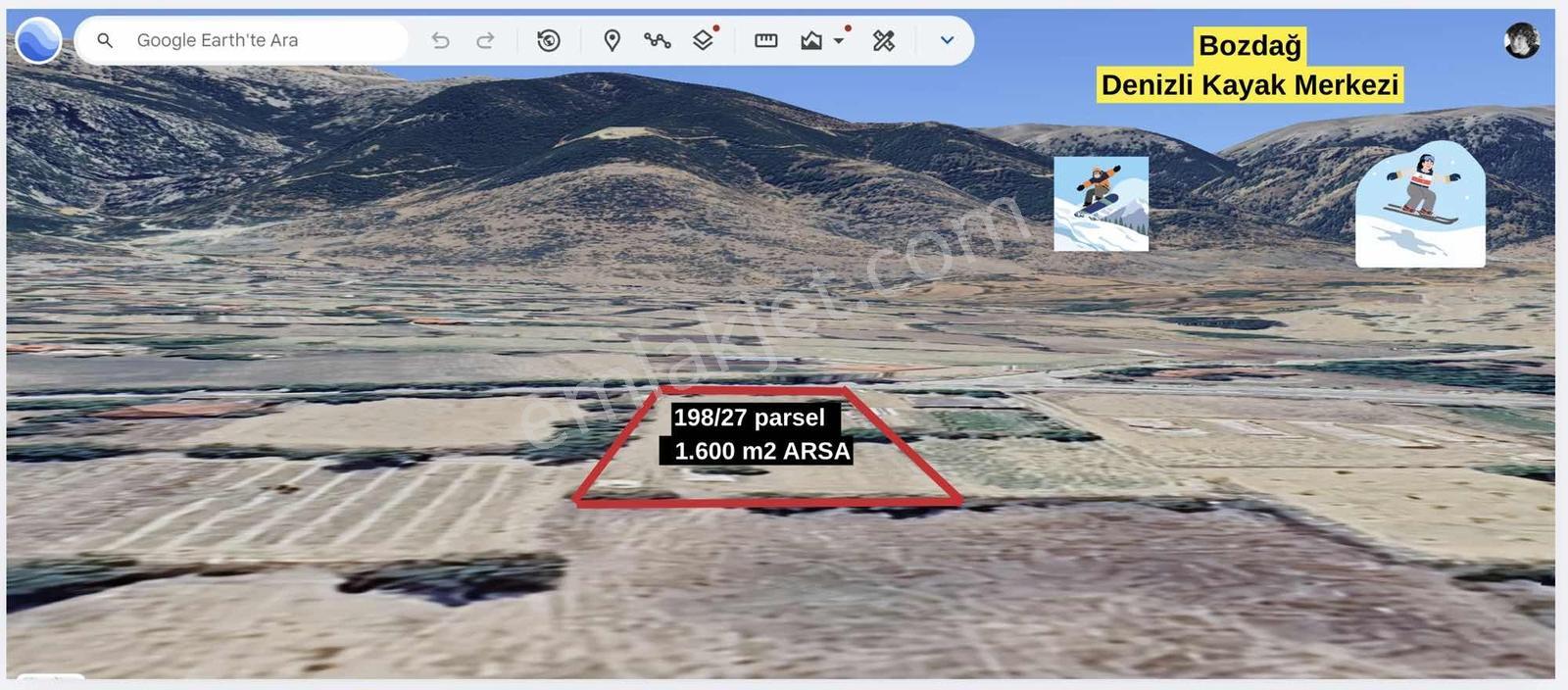 Denizli Kayak Merkezinde 1.600 M2 Asfalt Dibi Arsa - Görsel 4