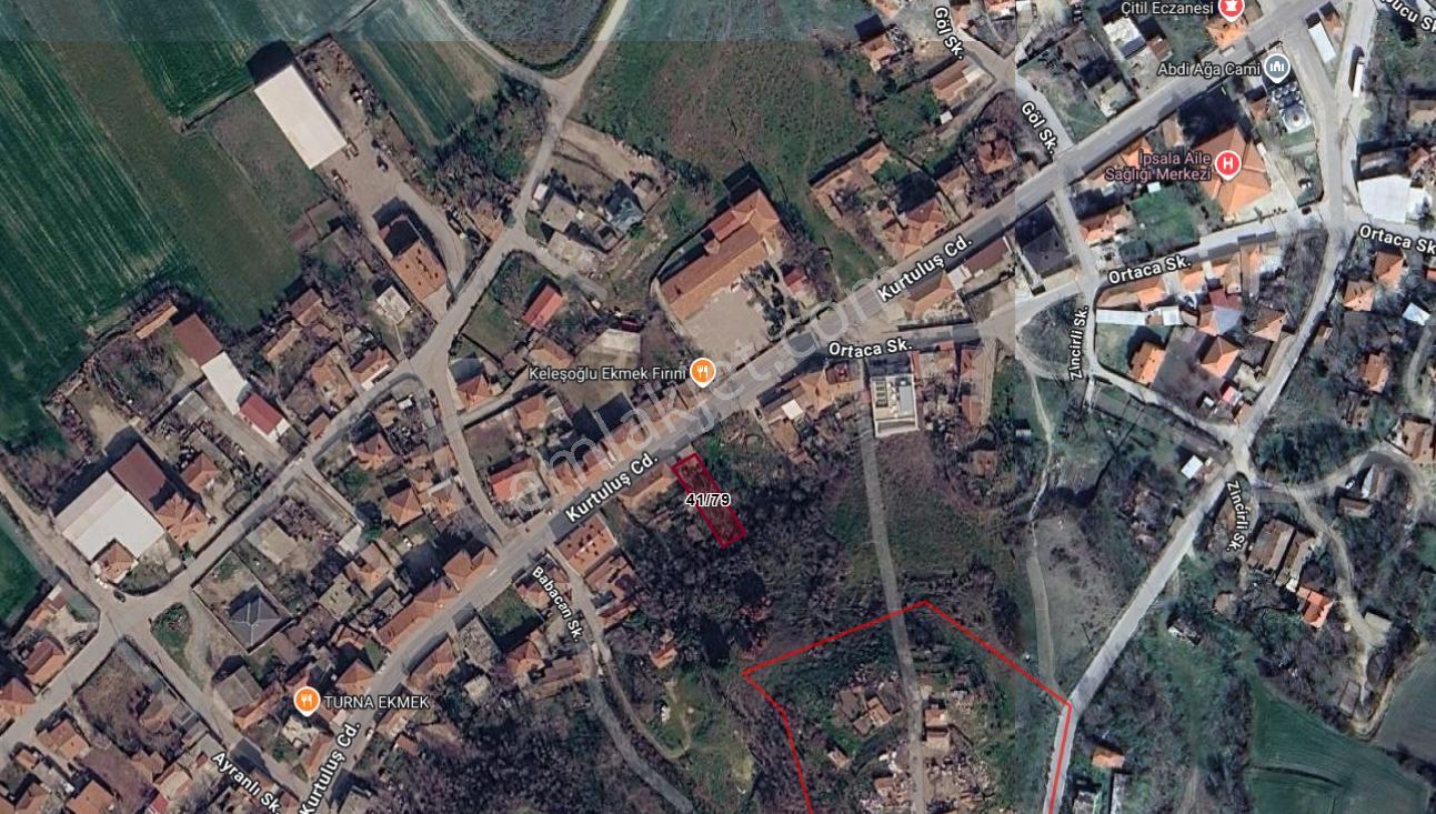 İpsala Kapucu Mahallesi Ana Cadde Cephe Bitişik Nizam 4 Kat, Ticaret+konut İmarlı Satılık Arsa - Görsel 4