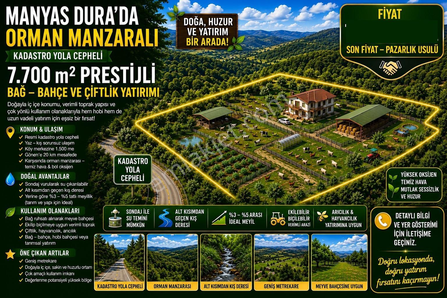 Manyas Durada Doğayla İç İçe Prestijli Çiftlik Ve Yatırım Arazi - Görsel 11