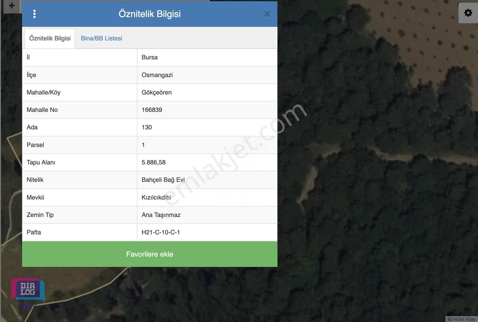 Dialog Skaladan Gökçeörende 5.886m2 Satılık Bağ Evi - Görsel 2