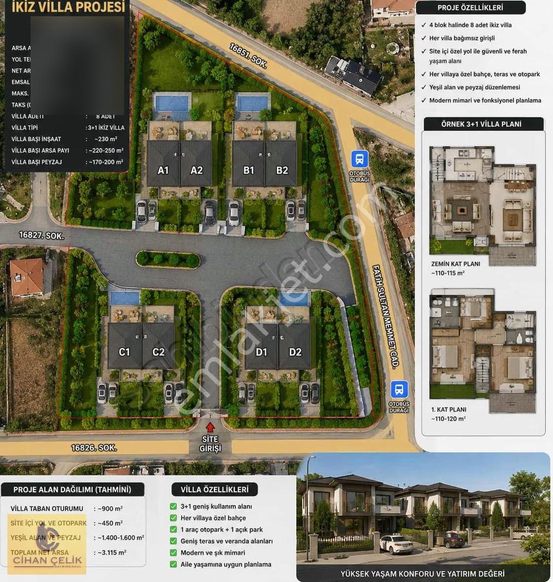 Muazzam Villa Projelerine Uygun Fırsat Arsa - Görsel 3
