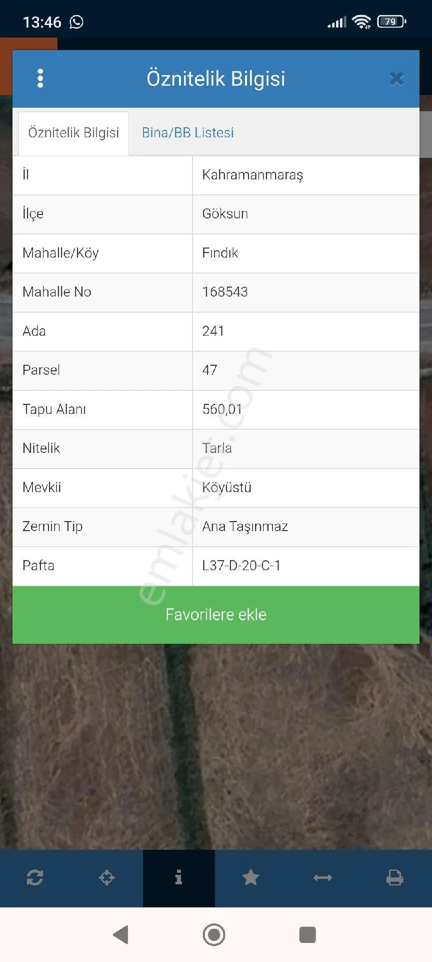 Fındık Mahallesinde Yol Kenarı Satılık Tarla - Görsel 2