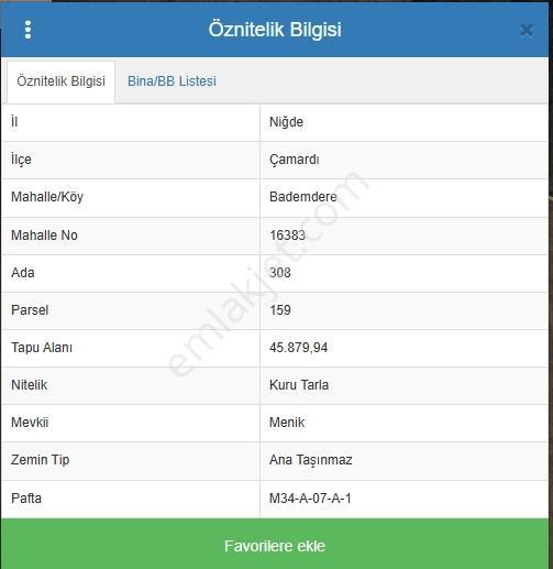 Toros Emlak'tan Çamardı Bademdere Satılık 46 Dönüm Tarla - Görsel 8