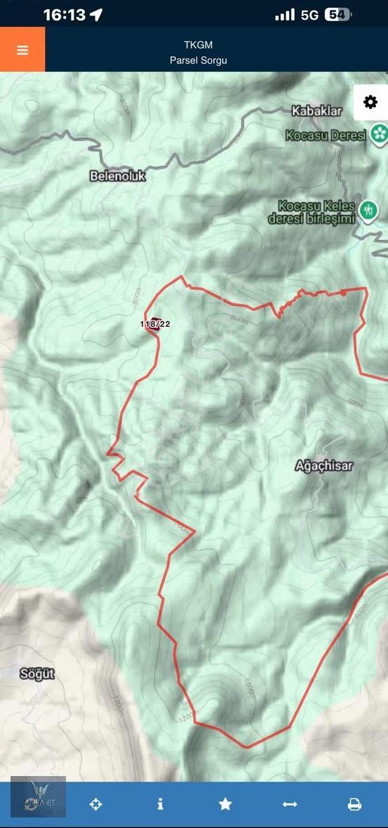 Bursa Orhaneli Ağaçhisarda Satılık 19.737 M2 Yatırımlık Tarla - Görsel 2