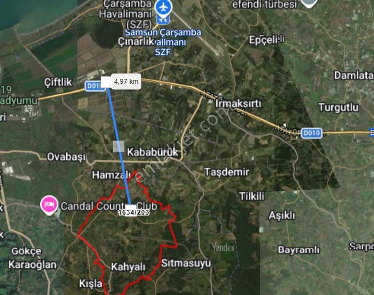 Akgün Kurumsal'dan Tekkeköy Kahyalı'da Satılık 31,000m2 Tarla - Görsel 3
