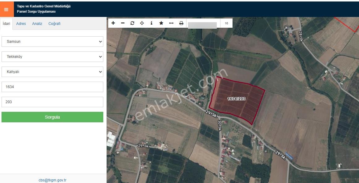 Akgün Kurumsal'dan Tekkeköy Kahyalı'da Satılık 31,000m2 Tarla - Görsel 20