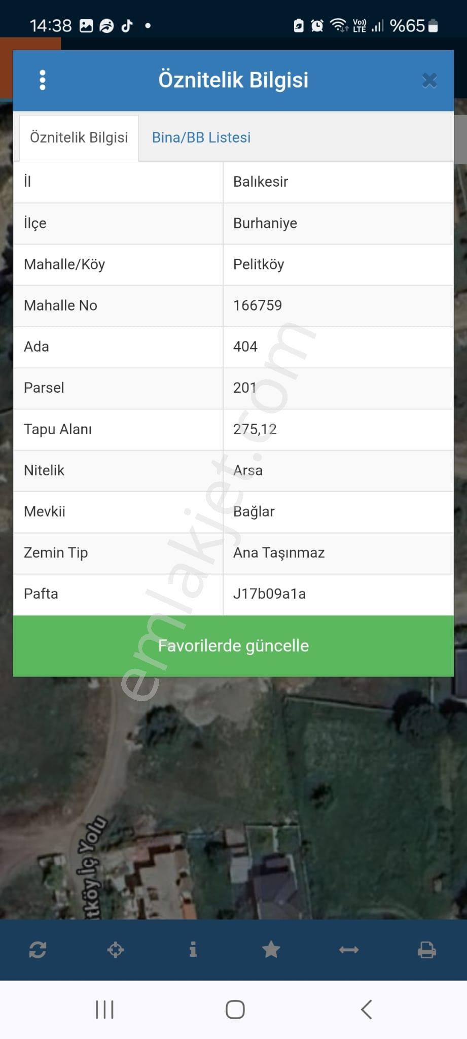 ♾️ Denizden Burhaniye Pelitköyde ♾️ Satılık 275 M2 Arsa - Görsel 2