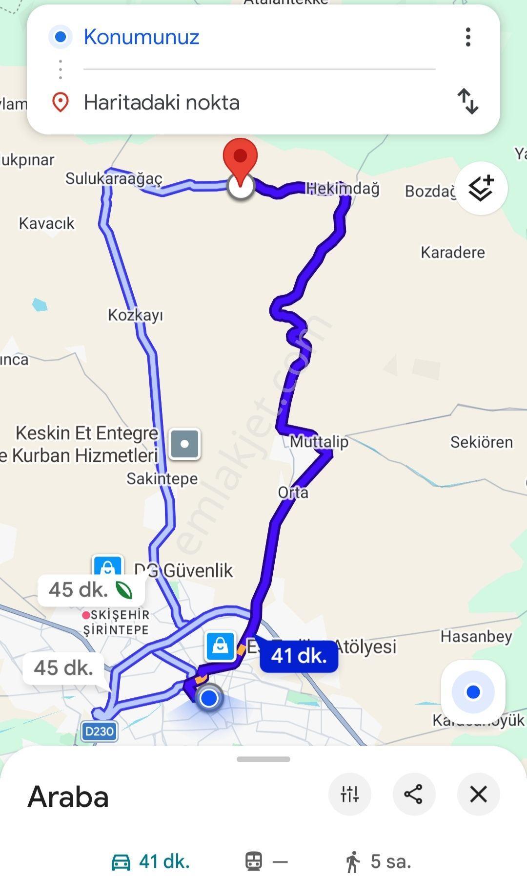 Bektaş Pınar Mahallesin'de 5166 M² Yola Cepheli Satılık Tarla - Görsel 5