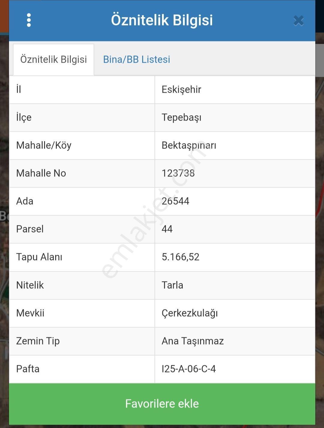 Bektaş Pınar Mahallesin'de 5166 M² Yola Cepheli Satılık Tarla - Görsel 2