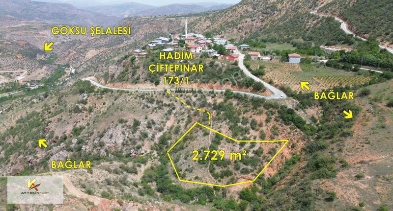 Hadim Çiftepınar Mahallesinde 2.729 M² Müstakil Tapulu Bağ - Görsel 4