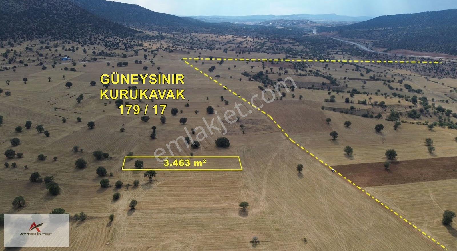 Konya Güneysınır Kurukavak Mahallesinde 3.463 M² Müstakil Tarla - Görsel 5