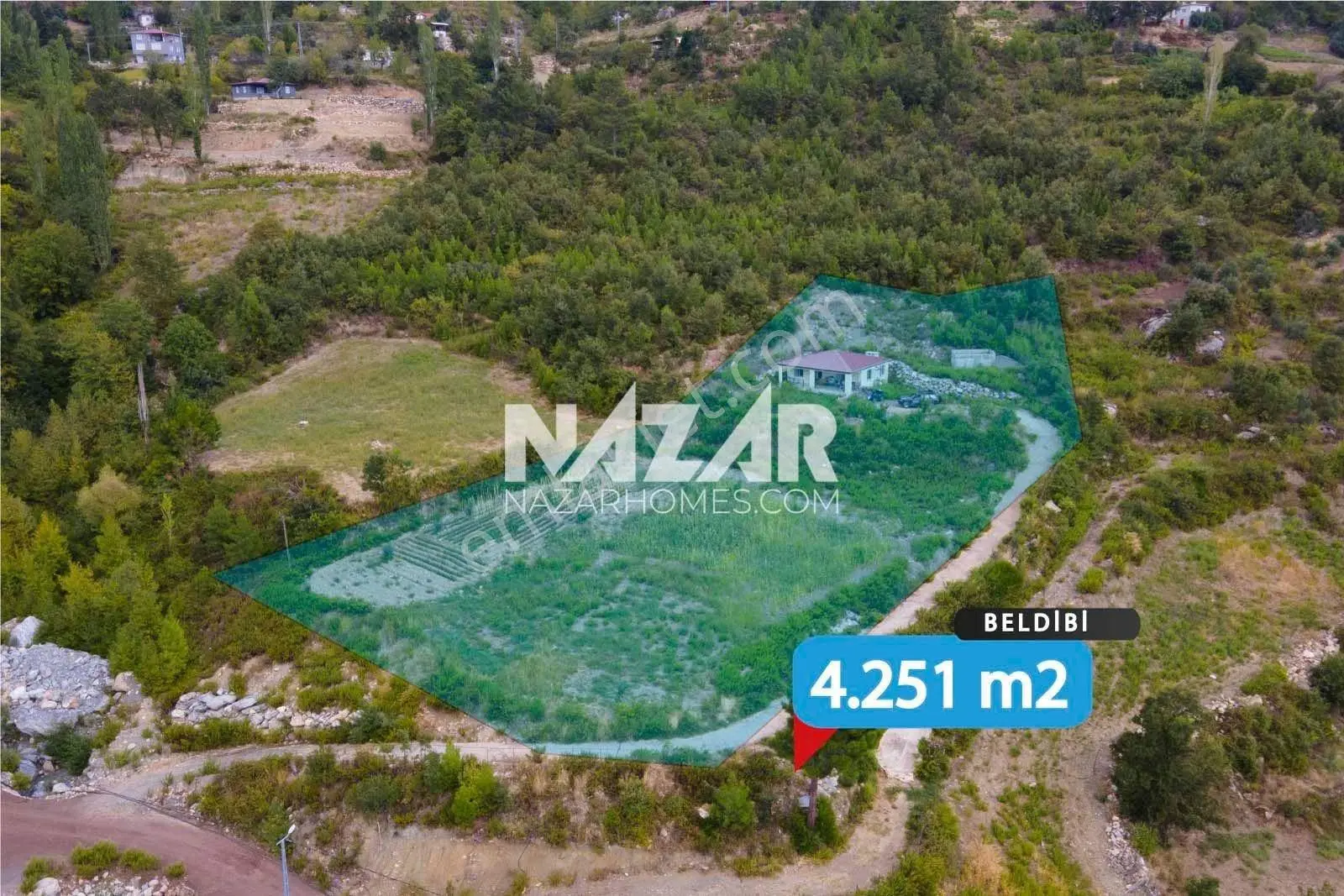 Alanya Beldibi Köyü’nde Satılık 4.251 M2 Tarla Ve Müstakil Ev - Görsel 3