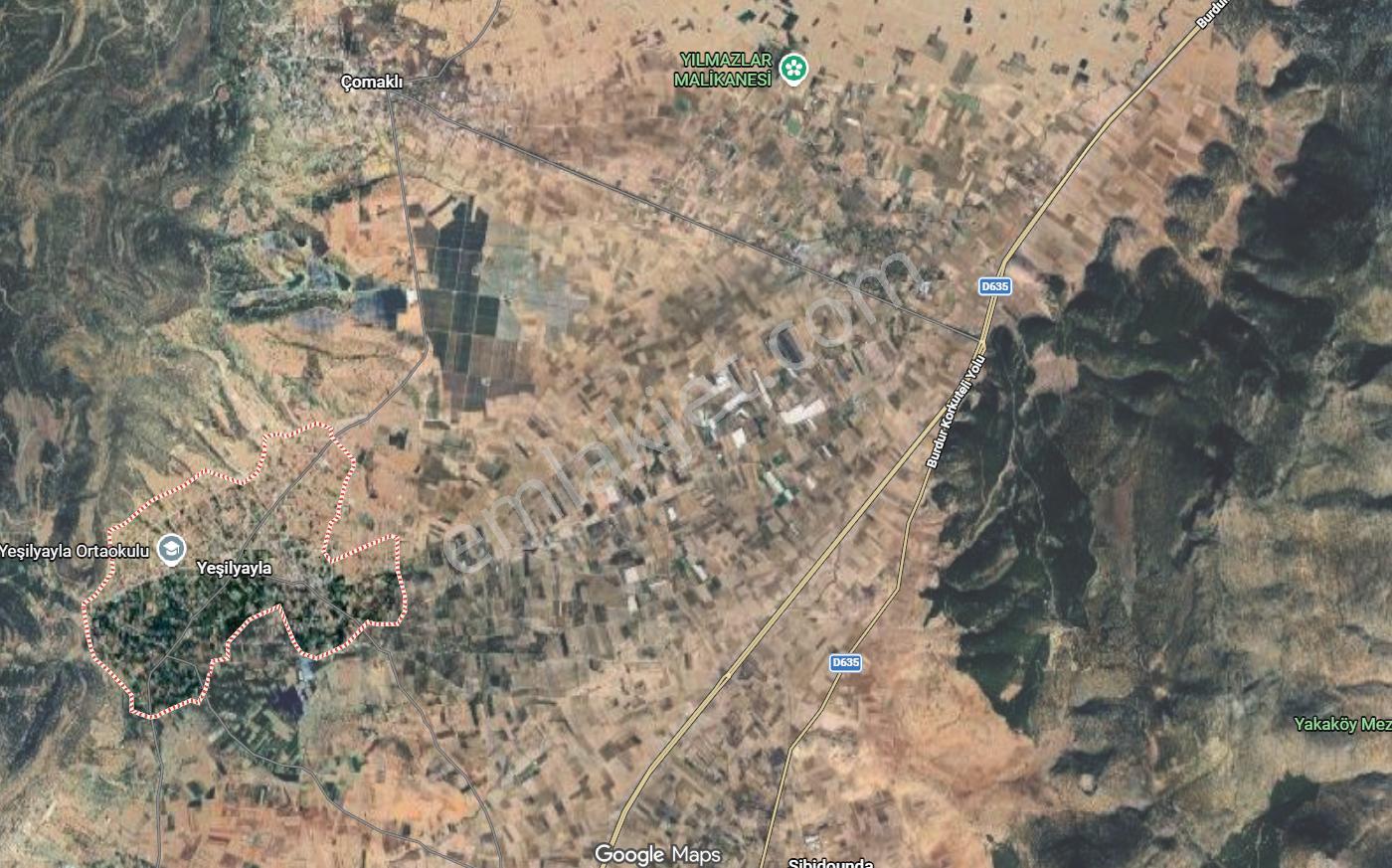 Antalya Korkuteli Yeşilyayla'da D635 Yoluna Cephe Yatırımlık 4.150 M2 Satılık Arsa - Görsel 12