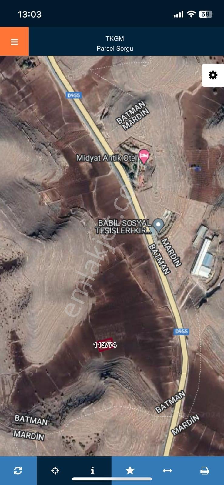 Barak Emlak'tan Batman Gercüş Yolağzında Satılık 1.447 M2 Arazi - Görsel 5