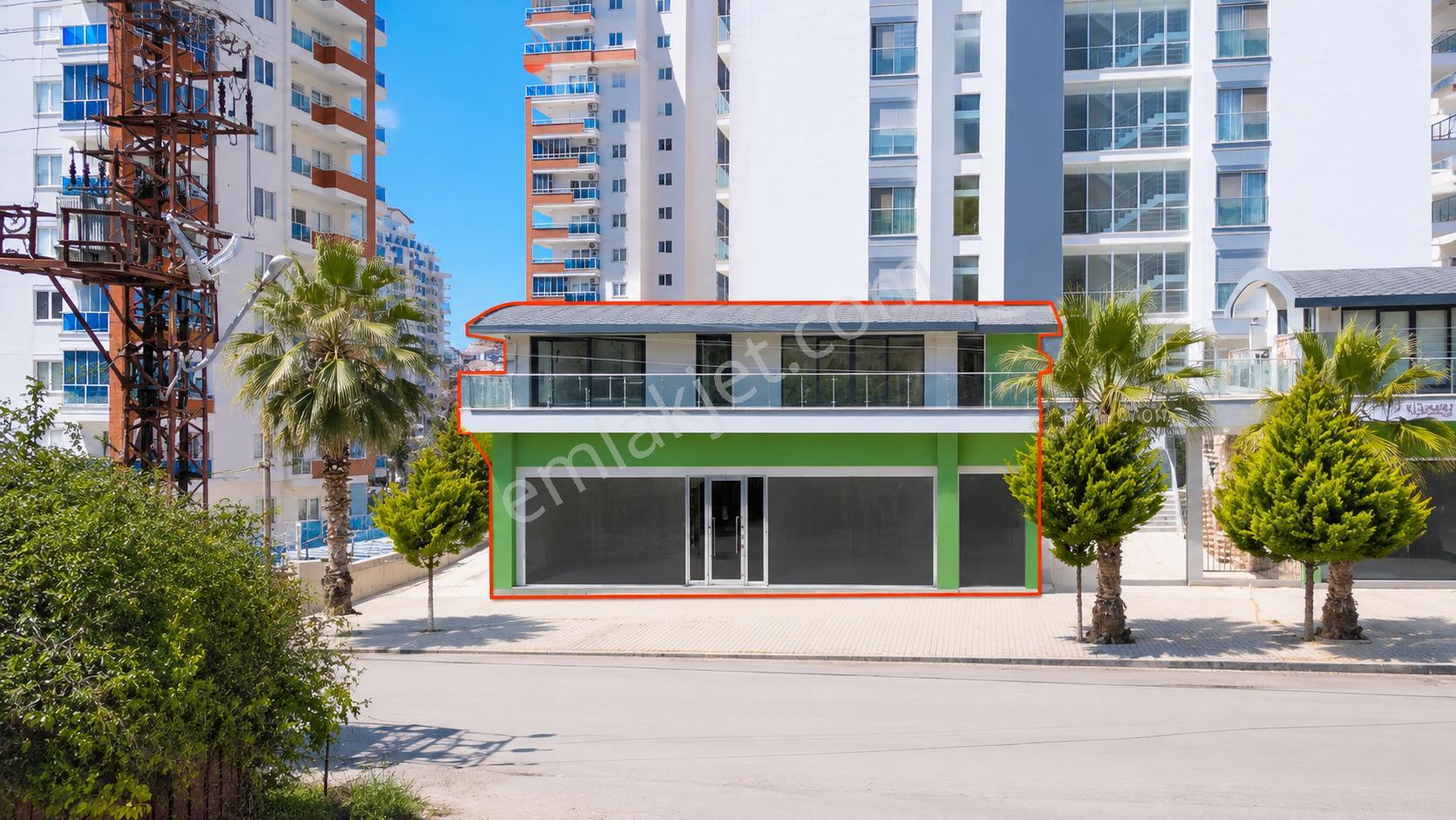 Mahmutlar Tulip Tower’da 260 M² Full Eşyalı Kiralık Dükkan / Ofis