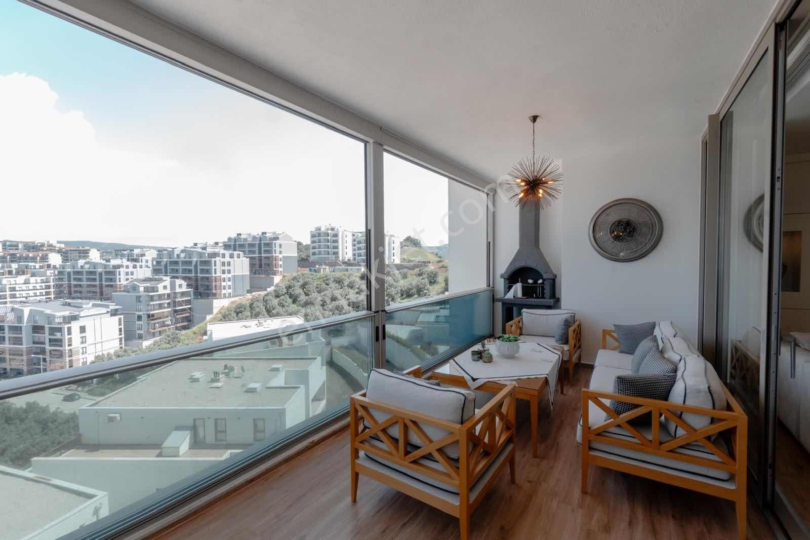Güzelyalı İkon16 Deniz Manzaralı Full Eşyalı Dubleks Daire - Görsel 12