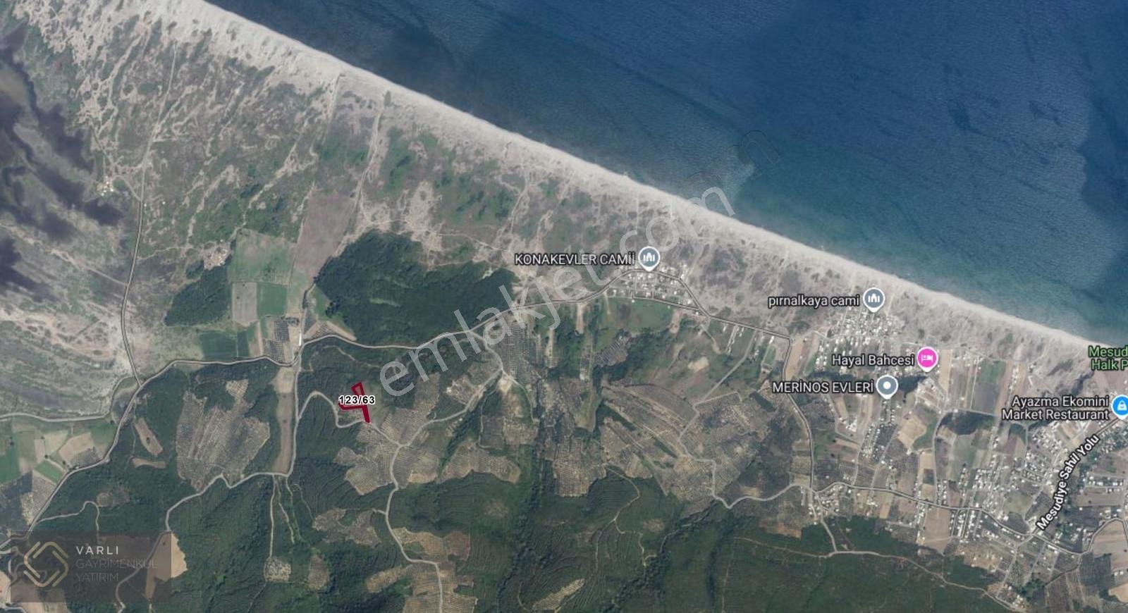 Mudanya Mesudiye Sahilde Deniz Manzaralı 3882 M² Tarla - Görsel 2