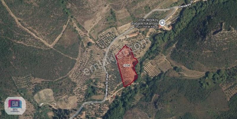 İznik Dereköy De Yola Cephe 8.950 M² Satılık Yatırım Tarlası - Görsel 6