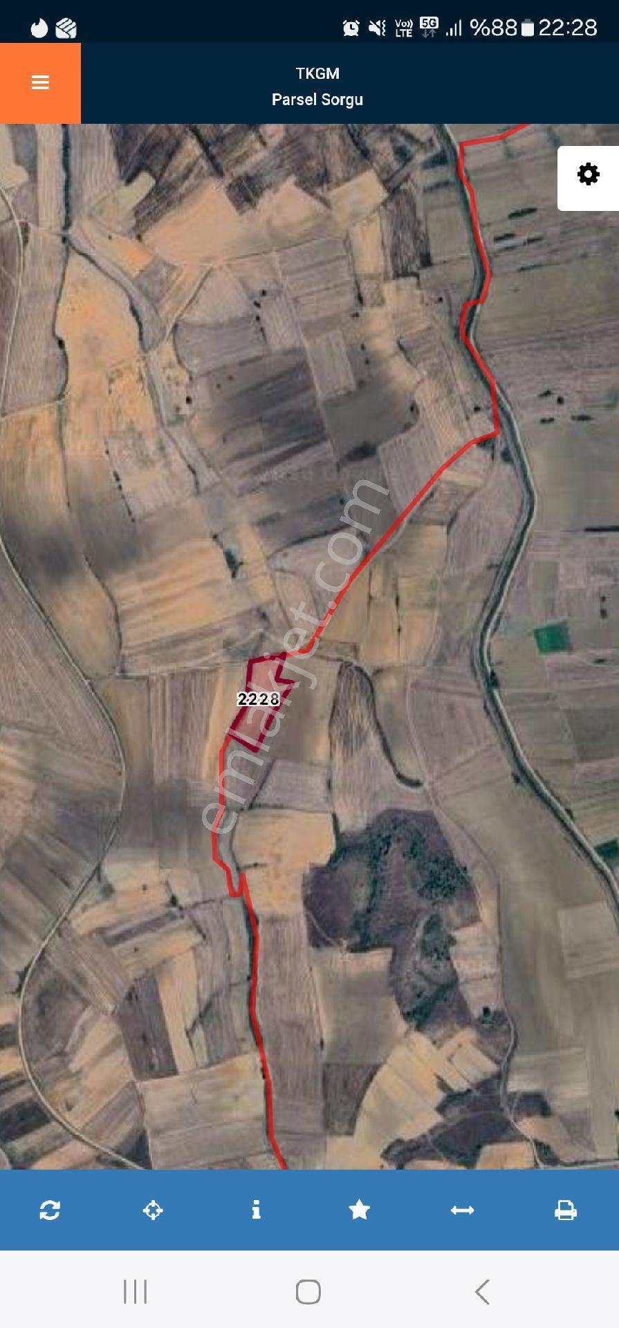 Uzunköprü Malkoç’ta 3 Hisseli 4733 M² Satılık Tarla - Görsel 2