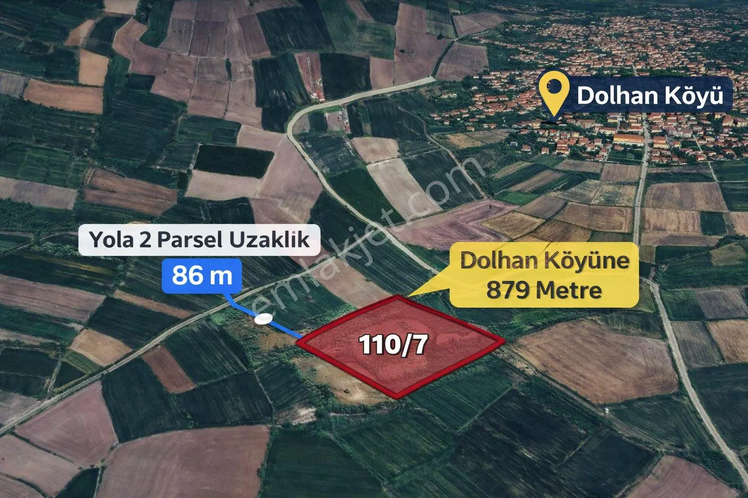 Remax Lavanda Dan Kırklareli Merkez Dolhanda 8.547 M² Yatırımlık Tarla - Görsel 2
