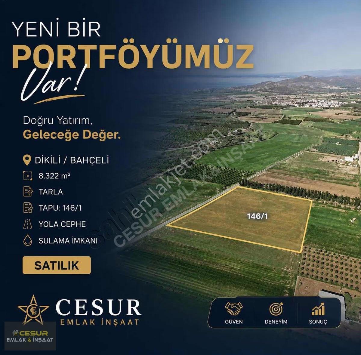 İzmir Dikili Bahçelide Yolun Altında Tarla - Görsel 3