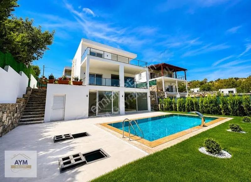 Bodrum Gölköy Tam Müstakil Özel Havuzlu Geniş Bahçeli Villa - Görsel 3