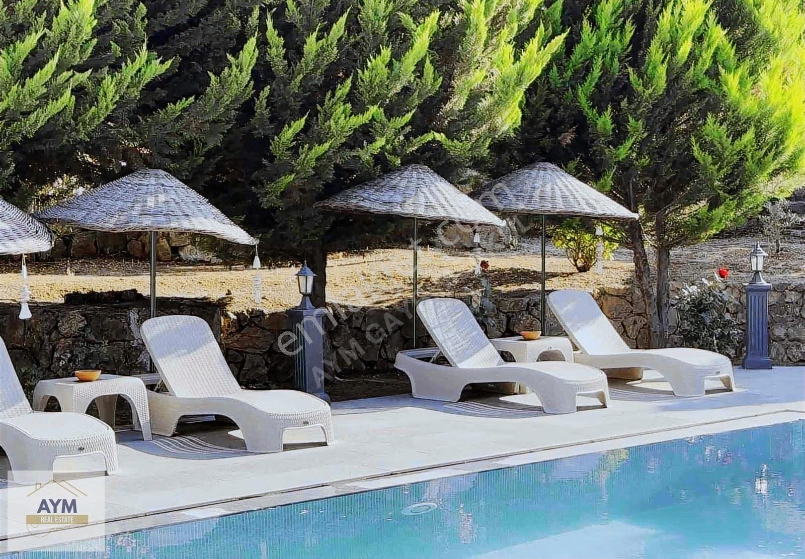 Bodrum Güvercinlikte Müstakil Havuzlu 4+1 Villa Ve Arsası - Görsel 24
