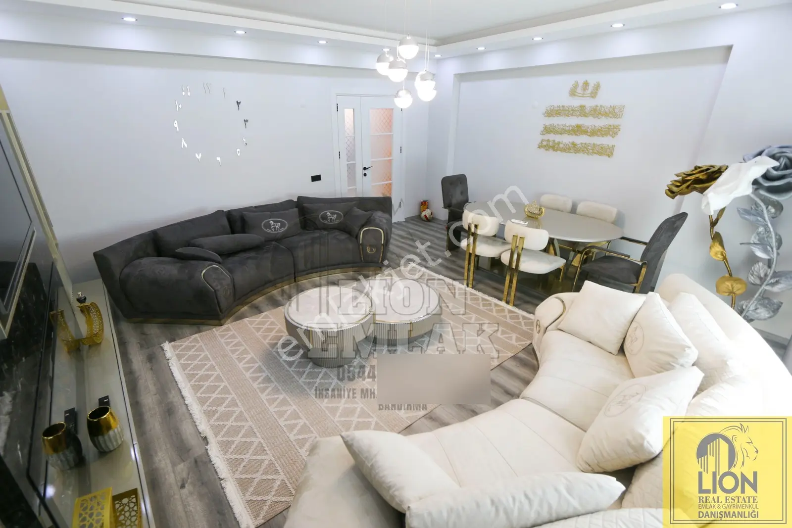 Lıon Emlak'tan İhsaniye'de Lüks Tasarım Tripleks Satılık Villa - Görsel 2