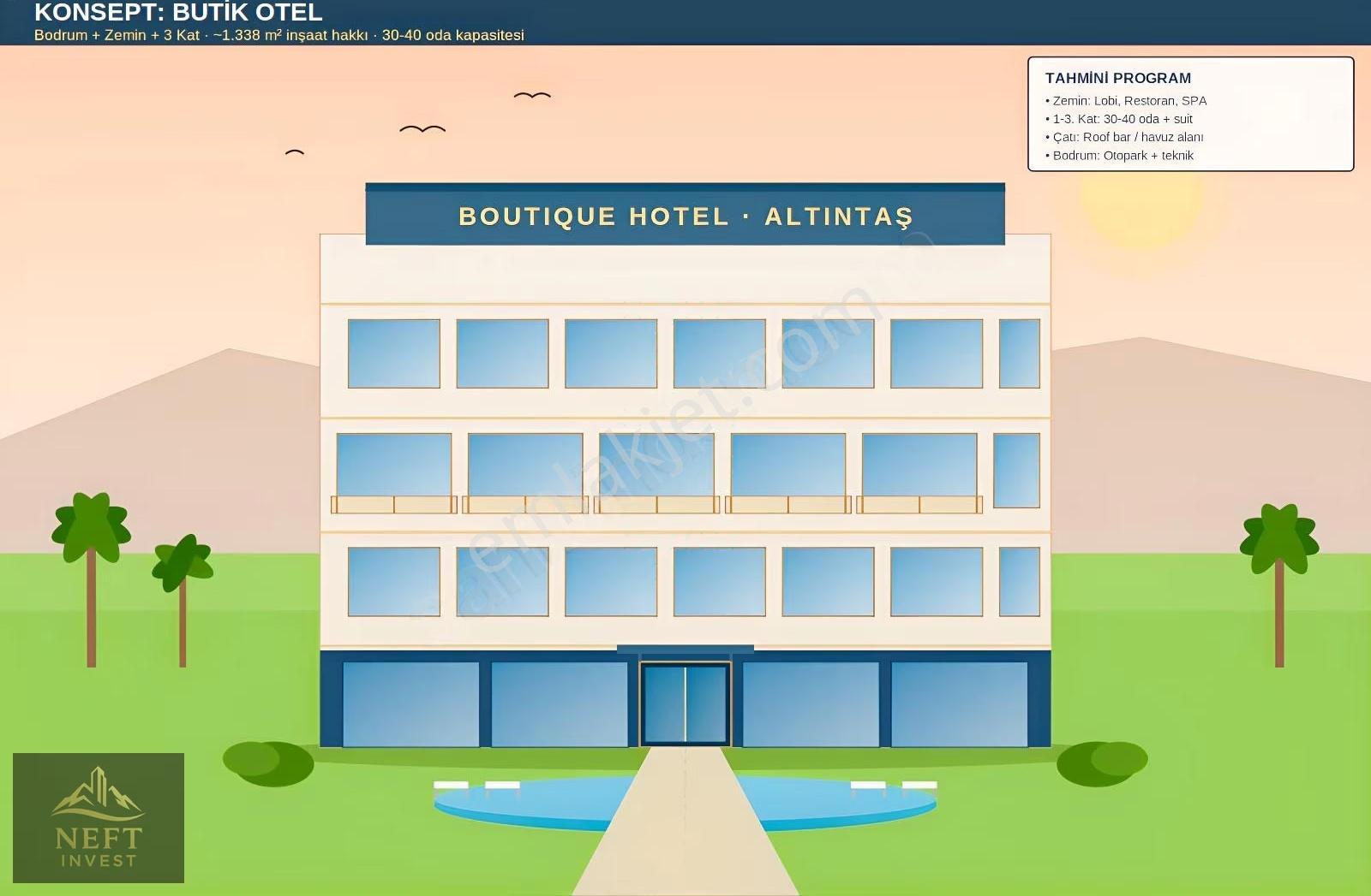 Aksu Güzelyurt 1785 M² %100 Turizm Ticaret 40'lık Yola Cepheli - Görsel 6