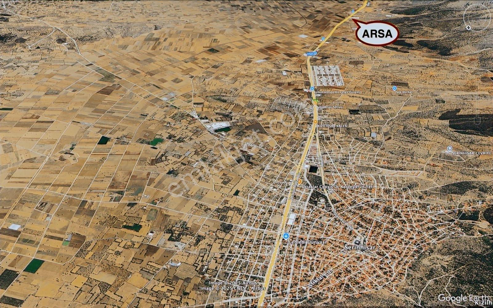 Denizli Antalya Yolu Ana Asfalta Cephe Yatırım Fırsatı Arsa - Görsel 8