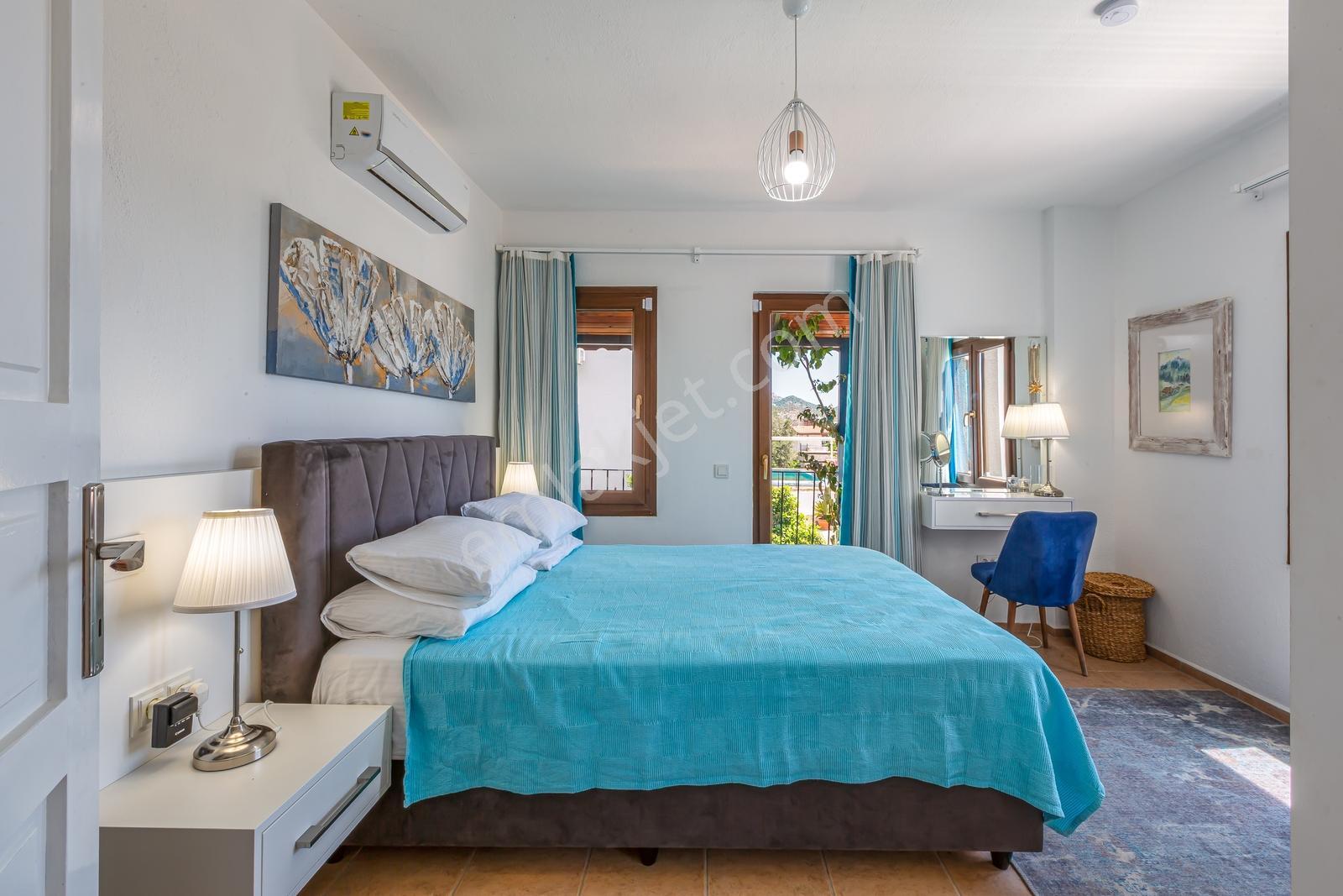 Kalkan Kızıltaşta Deniz Manzaralı Müstakil Villa - Görsel 18