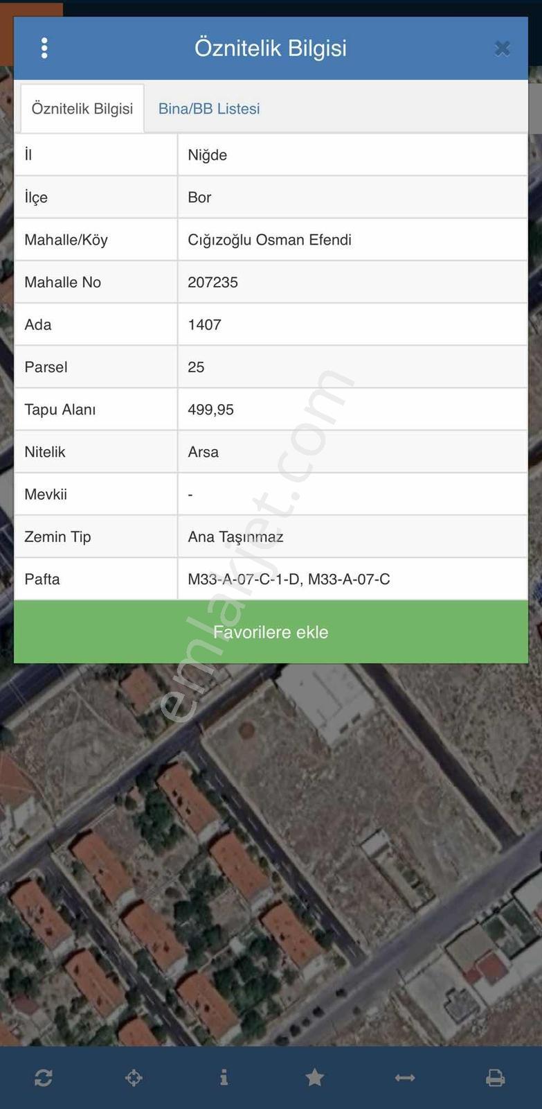 Niğde Bor Yolu Üzerinde Yola Sıfır 500 M2 Satılık Ticari Arsa - Görsel 45