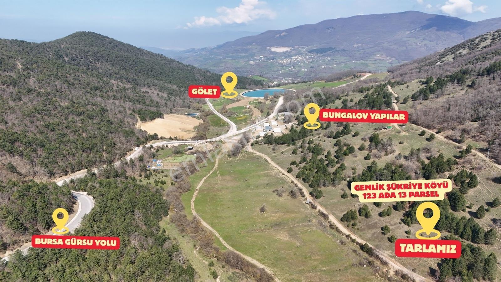 Ay Emlak'tan Bursa Gemlik Şükriye Köyde 32.573 M2 Satılık Tarla - Görsel 3