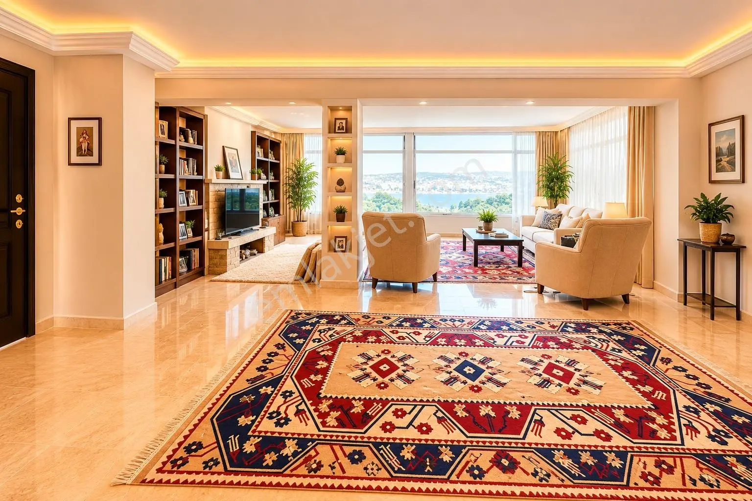 Bodrum Kumbahçe Satılık Tam Müstakil Kale Deniz Manzaralı Triplx - Görsel 2