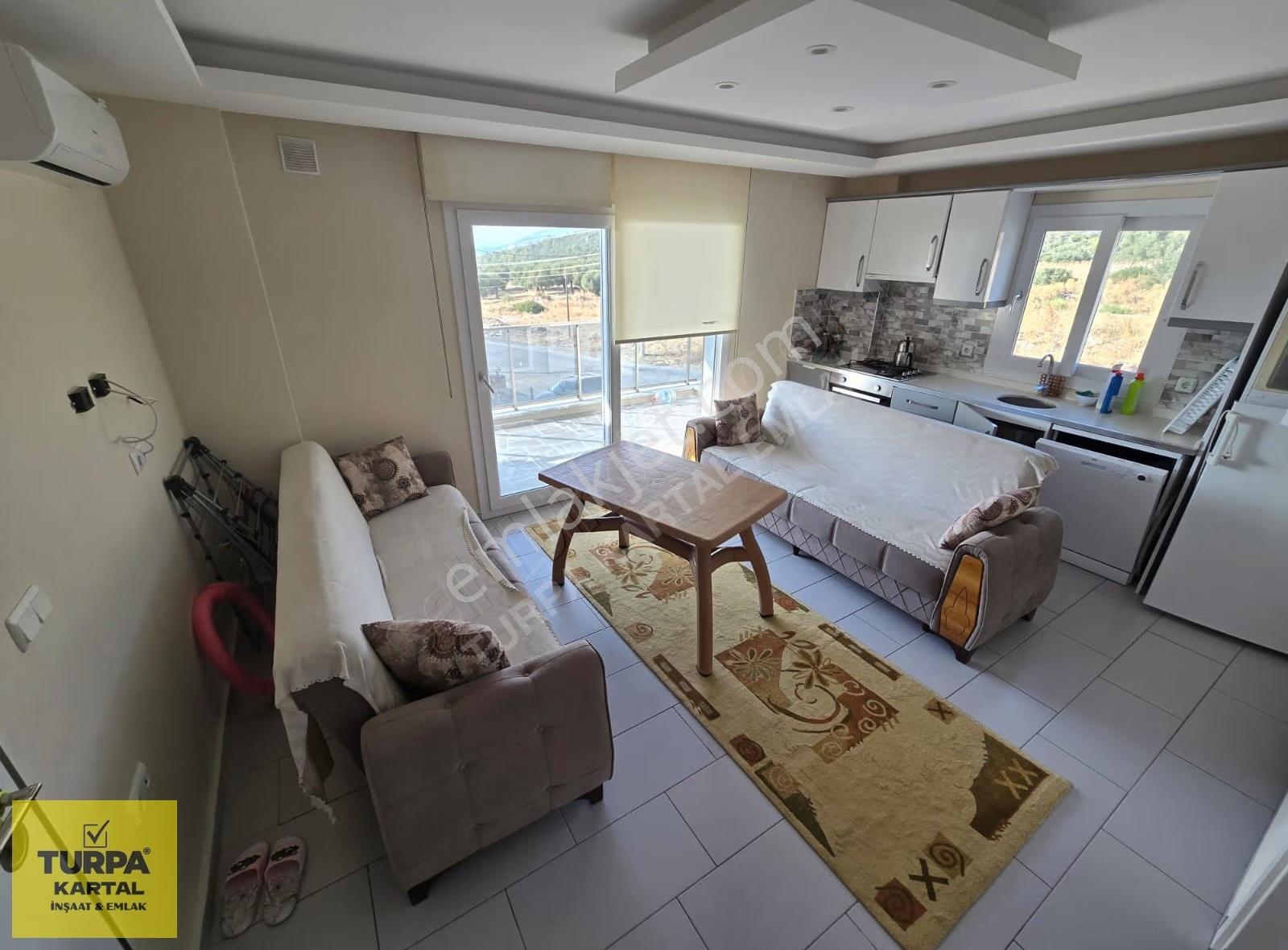 Didim Akbükte Deniz Manzaralı Eşyalı Kiralık 1+1 Daire