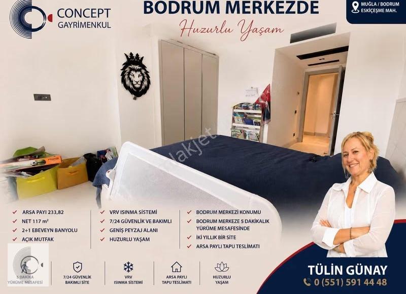 Bodrum Eskiçeşmede Merkezi Konumda | 2+1 Lüks Site Rezidans - Görsel 19